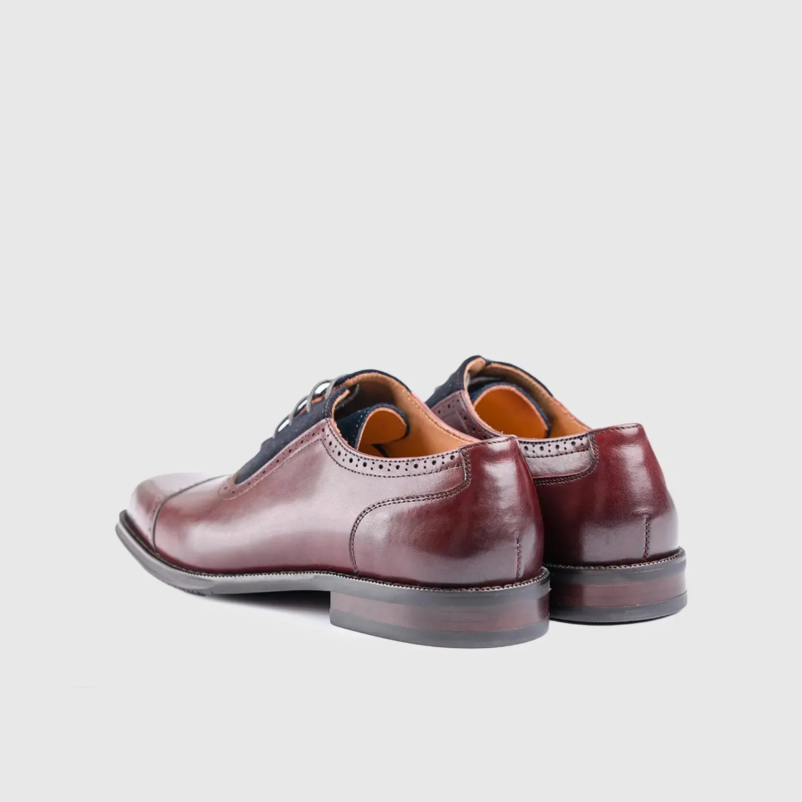 Dress Oxfords Burgandy /Navy EL007
