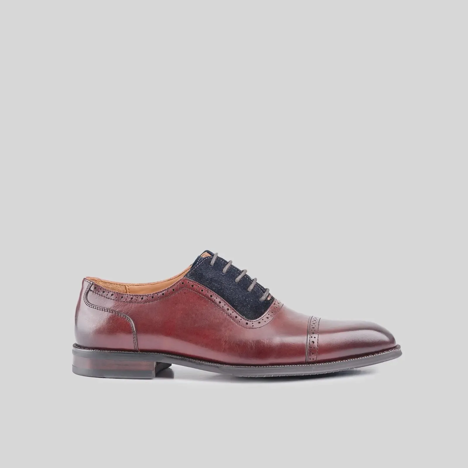 Dress Oxfords Burgandy /Navy EL007