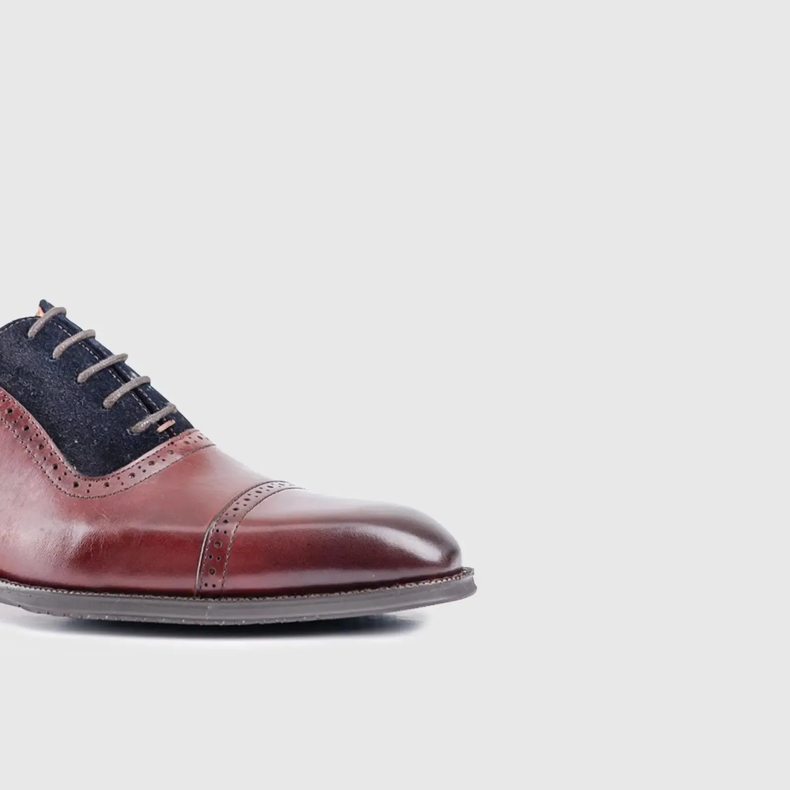 Dress Oxfords Burgandy /Navy EL007