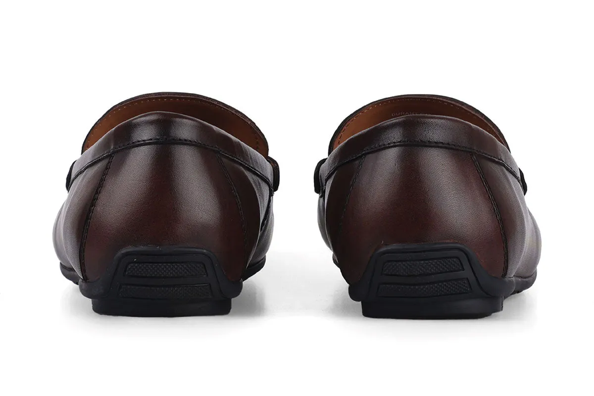 Durant Buckled Driving Shoe - Coffee
