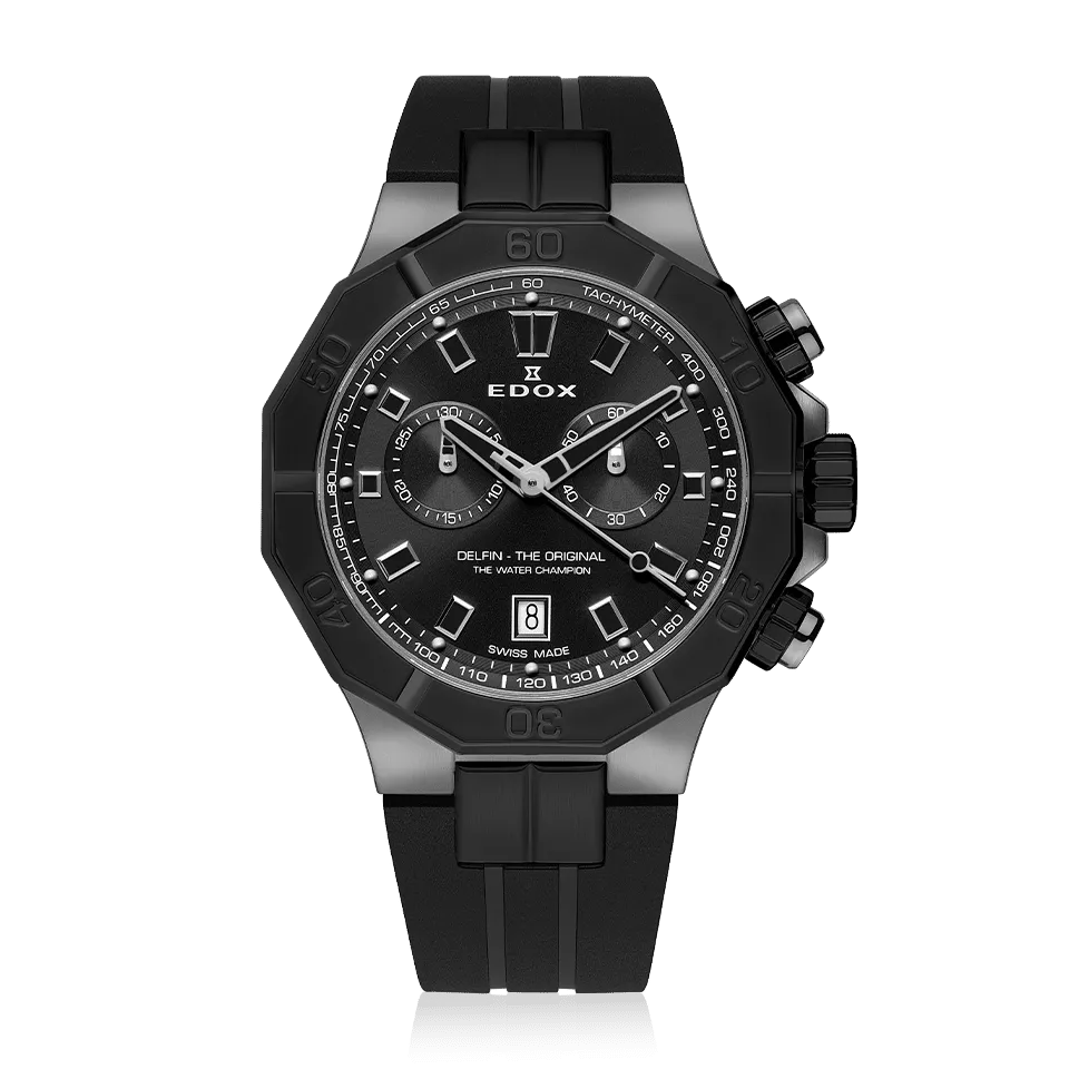 EDOX SWISS MADE 10113-37GNCA-NGIN DELFIN THE ORIGINAL CHRONOGRAPH