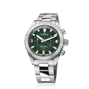 EDOX SWISS MADE 10116-3-VIDN SKYDIVER CHRONOGRAPH LIMITED EDITION