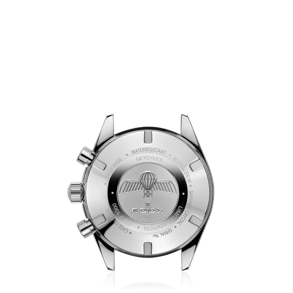 EDOX SWISS MADE 10116-3-VIDN SKYDIVER CHRONOGRAPH LIMITED EDITION