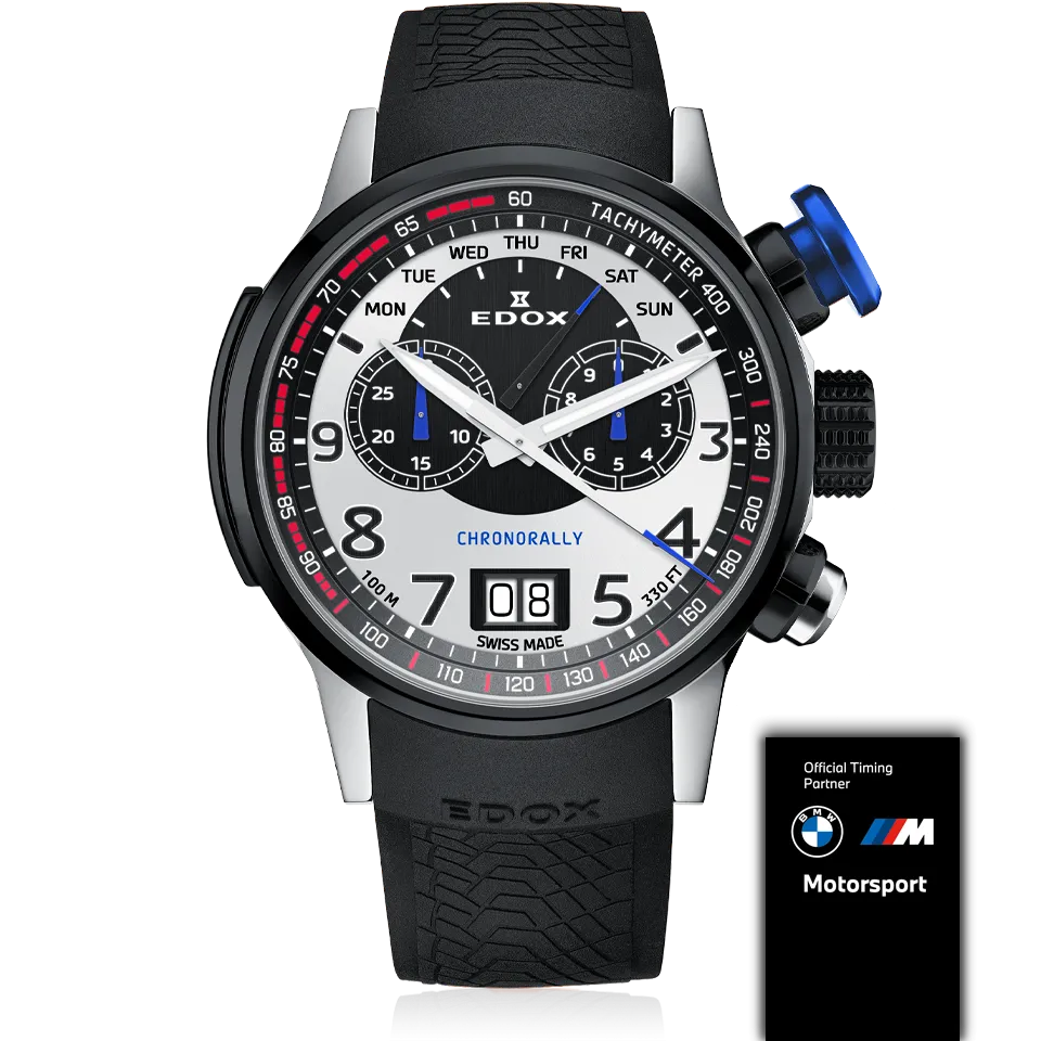 EDOX SWISS MADE 38001-TINNBU-BN CHRONORALLY LIMITED EDITION (BMW)