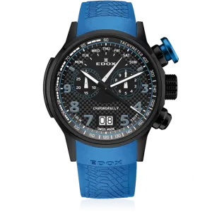 EDOX SWISS MADE 38001-TINNBU3-NIBU3 CHRONORALLY CHRONOGRAPH