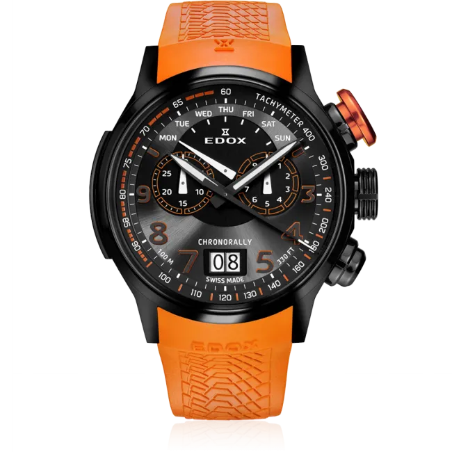 EDOX SWISS MADE 38001-TINNO3-NO3 CHRONORALLY CHRONOGRAPH