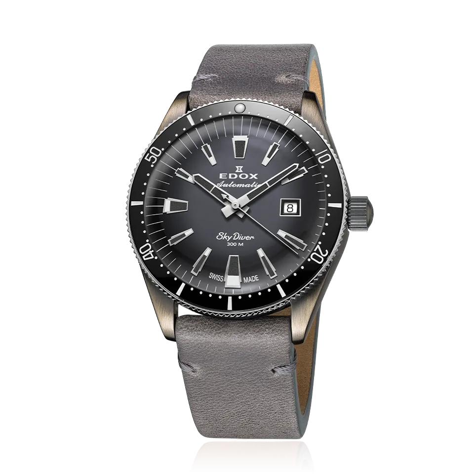 EDOX SWISS MADE 80126-3VIN-GDN SKYDIVER DATE AUTOMATIC LIMITED EDITION