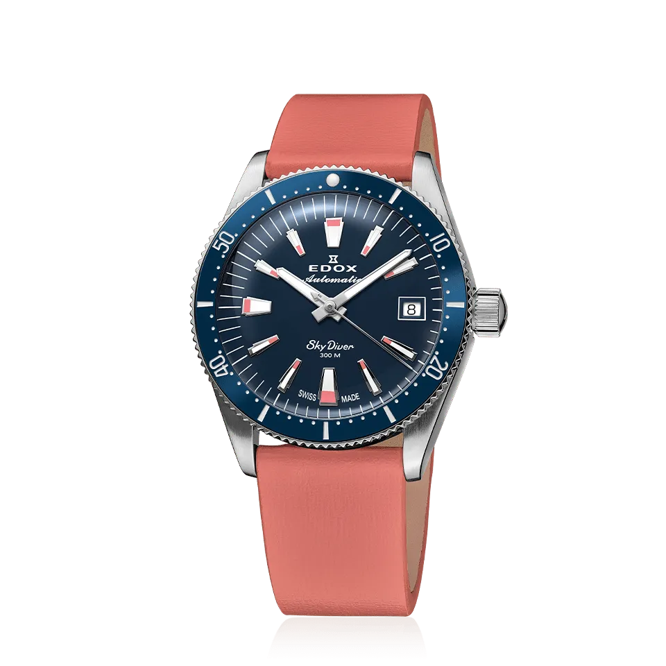 EDOX SWISS MADE 80131-3BUC-BUICO SKYDIVER 38 DATE AUTOMATIC SPECIAL EDITION