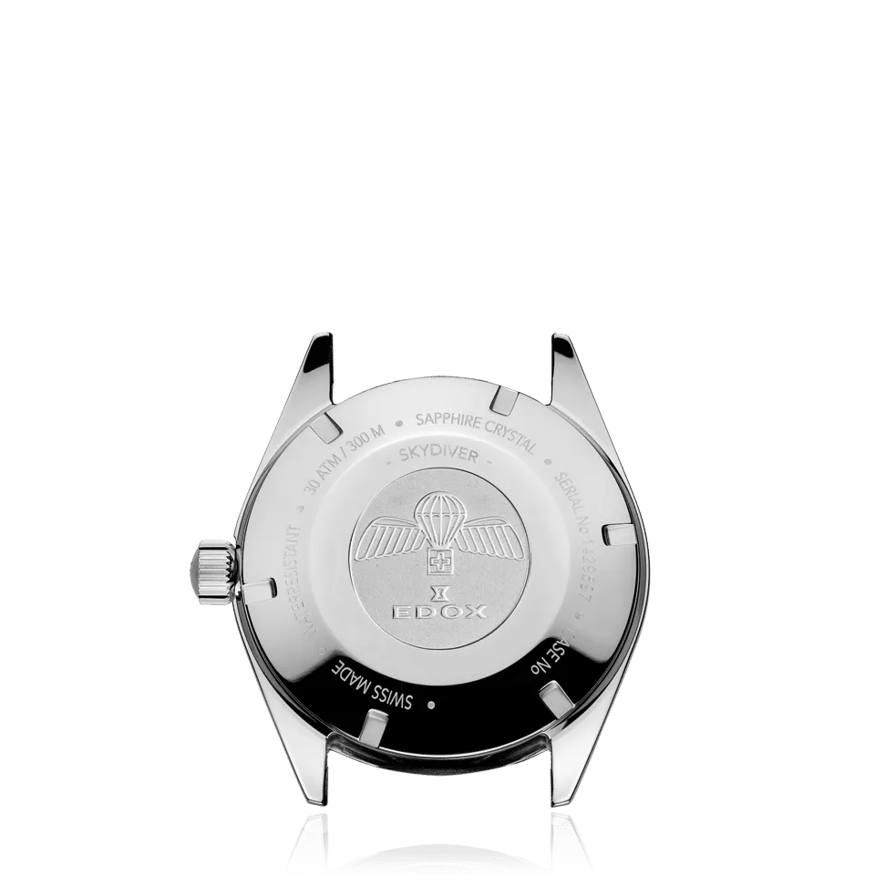EDOX SWISS MADE 80131-3BUC-BUICO SKYDIVER 38 DATE AUTOMATIC SPECIAL EDITION