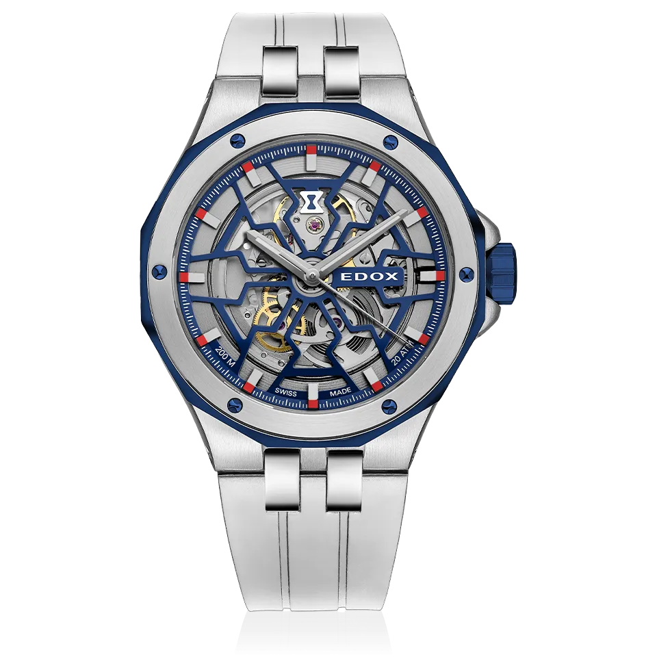 EDOX SWISS MADE  85303-357BUCAB-BUIRB DELFIN THE ORIGINAL MECANO AUTOMATIC