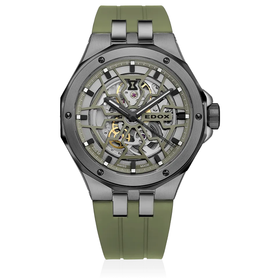 EDOX SWISS MADE 85303-357GNCAV-VONB DELFIN THE ORIGINAL MECANO AUTOMATIC