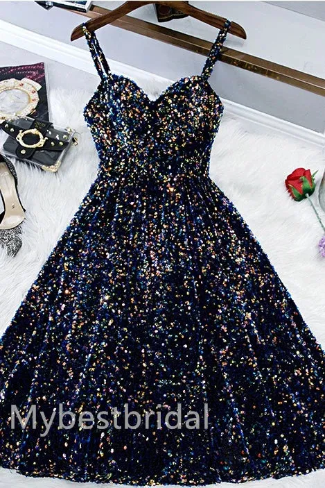 Elegant Sweetheart Sleeveless A-line Short Mini Homecoming Dress,  HDS0121