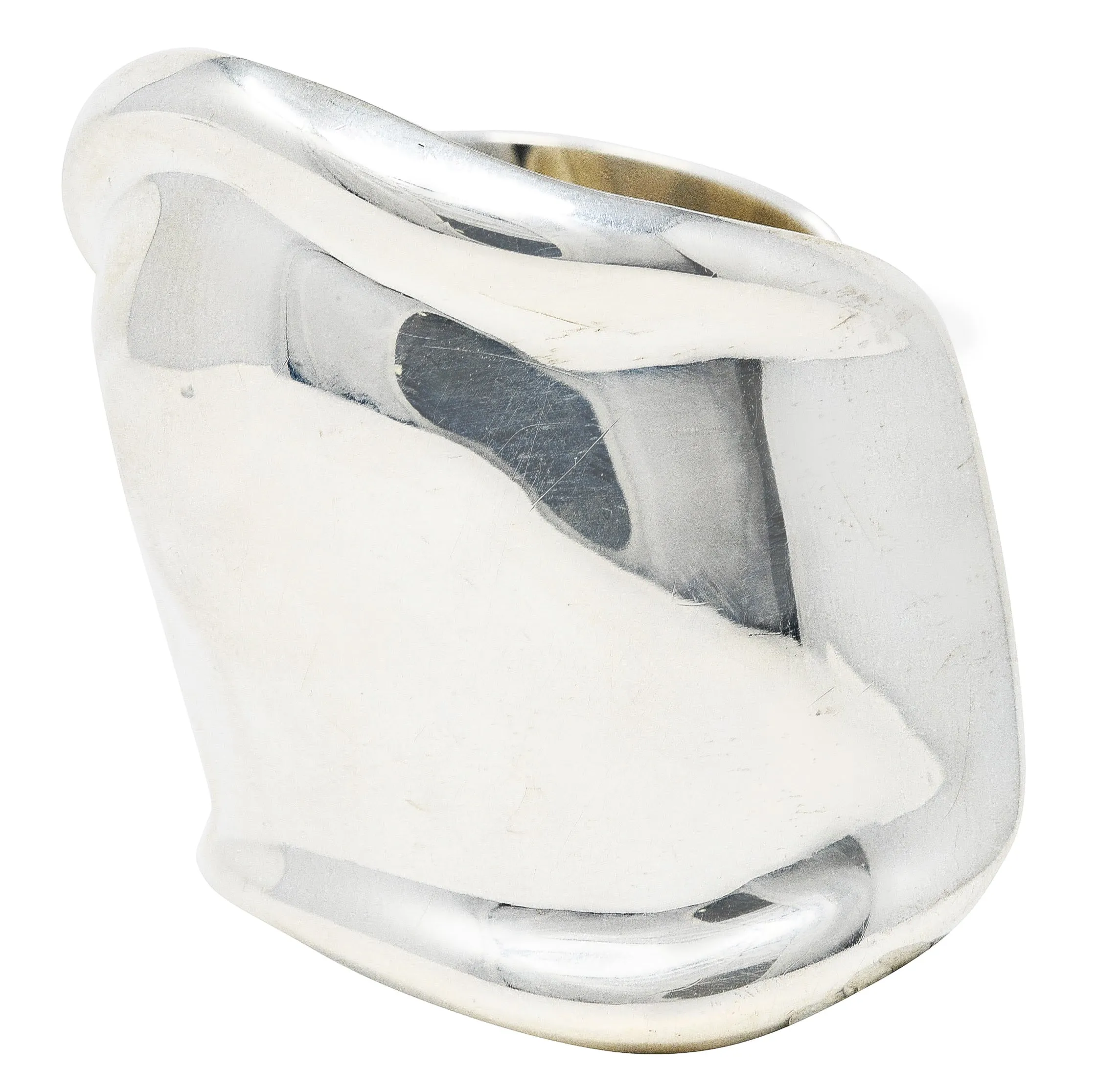 Elsa Peretti Tiffany & Co Vintage Sterling Silver 61MM Medium Bone Cuff Bracelet