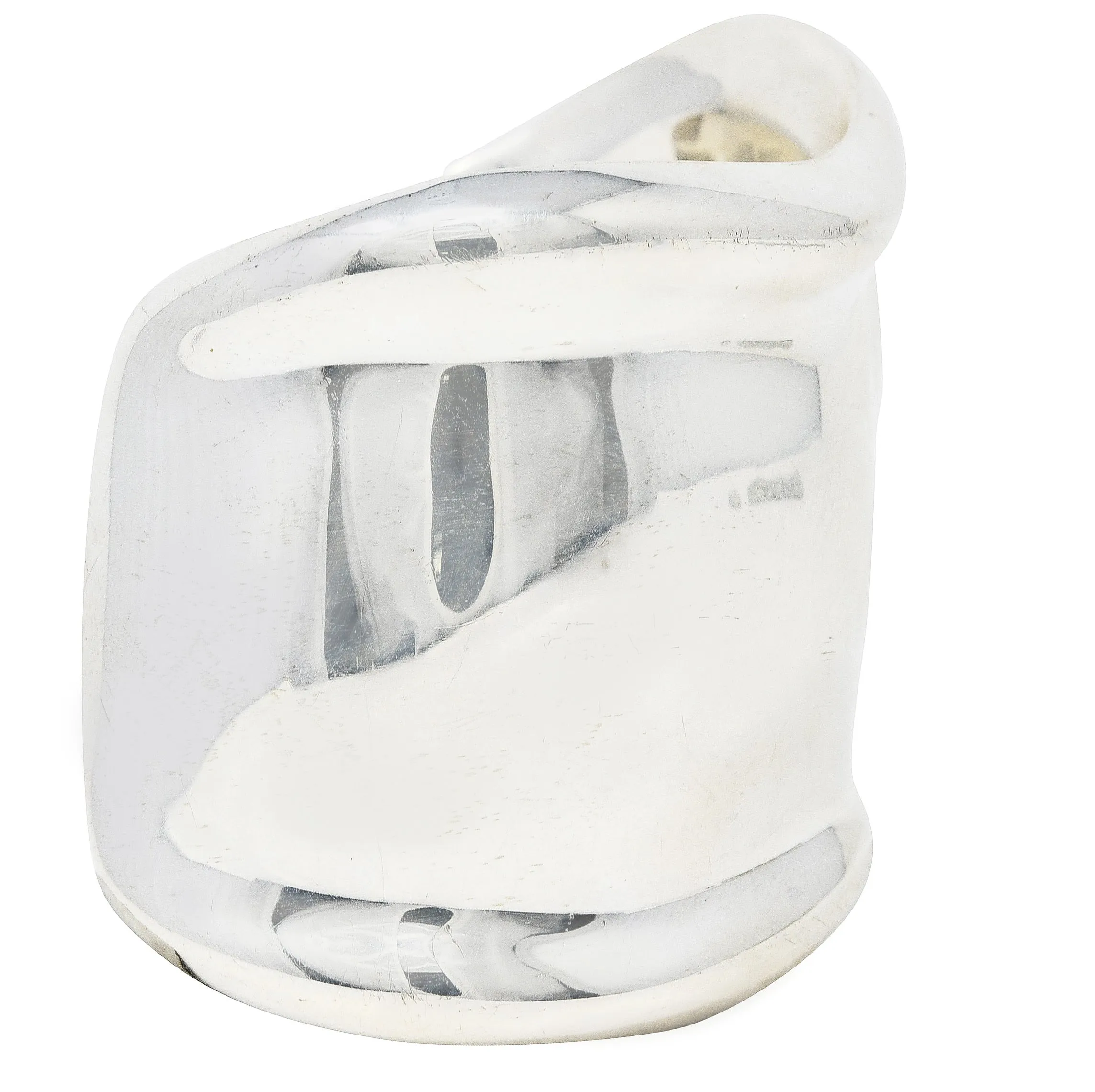 Elsa Peretti Tiffany & Co Vintage Sterling Silver 61MM Medium Bone Cuff Bracelet