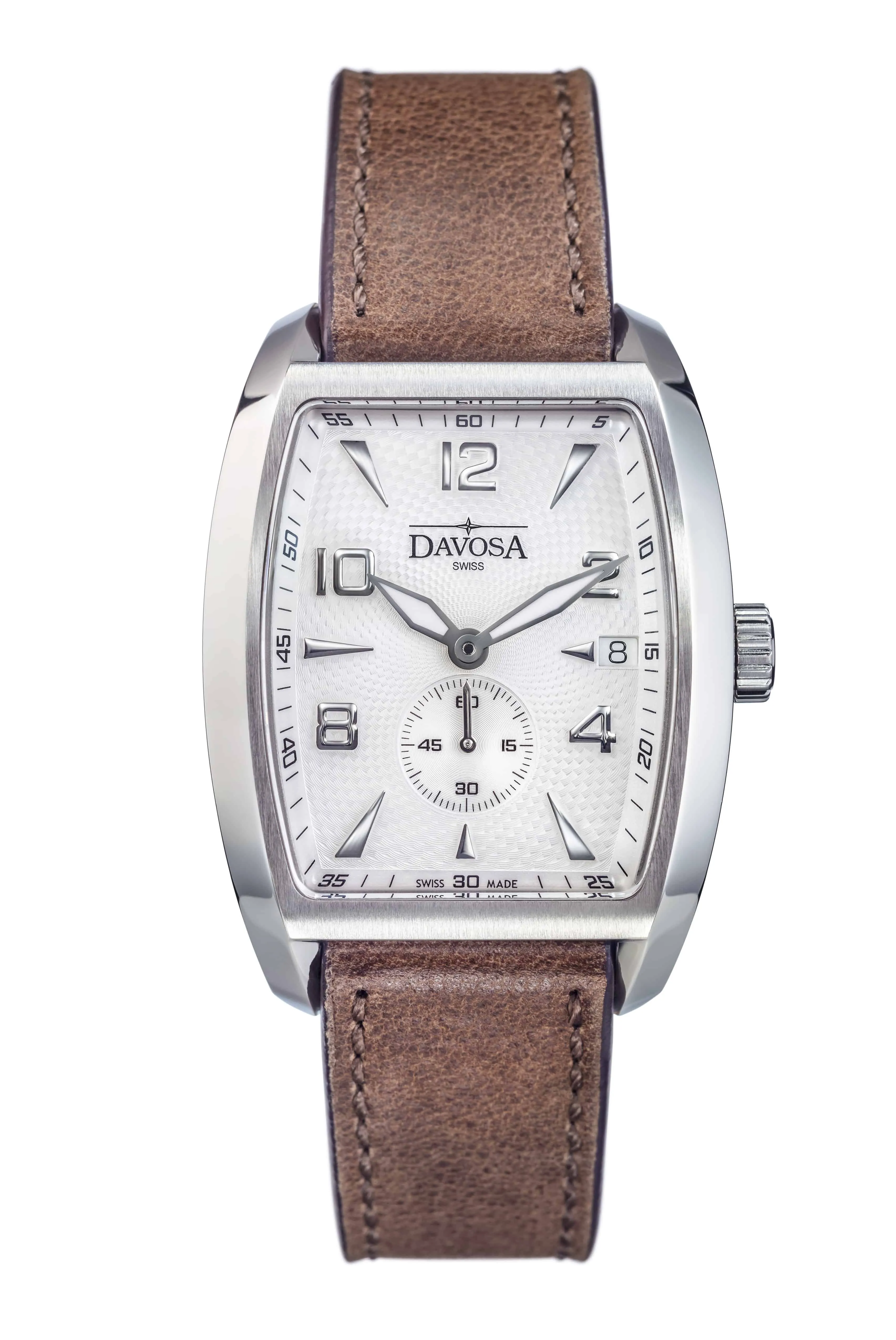 Evo 1908 Automatic Swiss-Made White Brown Executive Watch 16157514