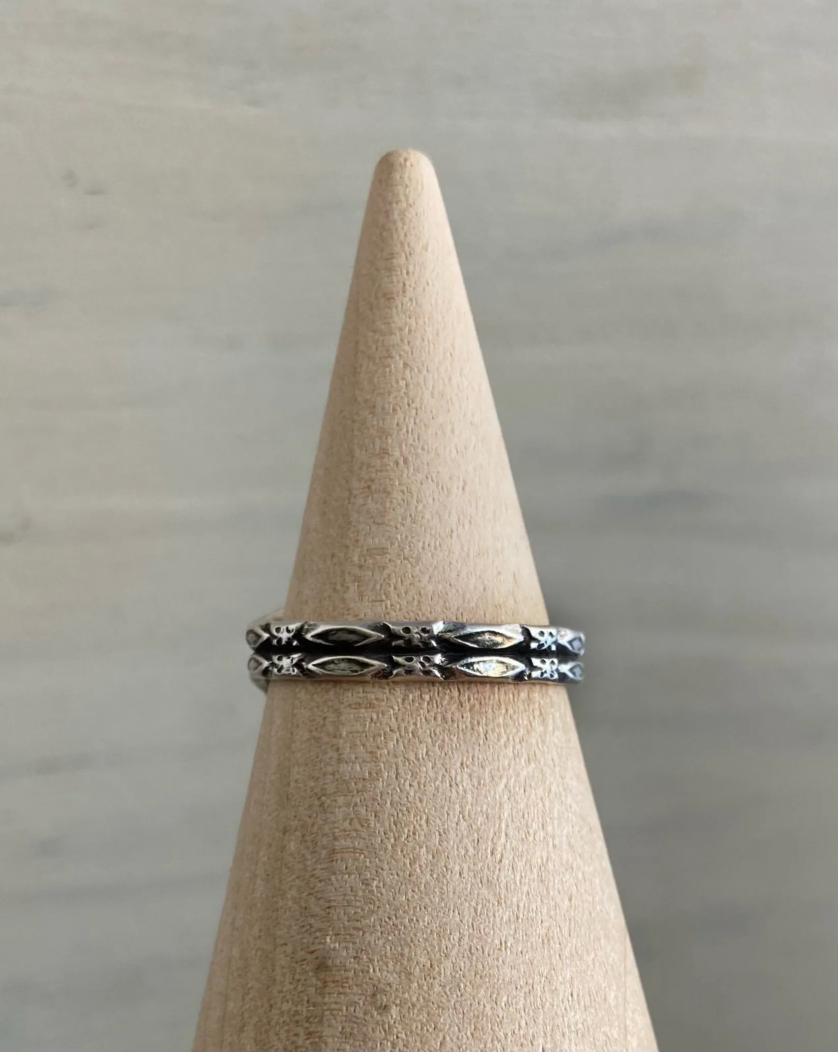 Faceted Amethyst Hex Ring