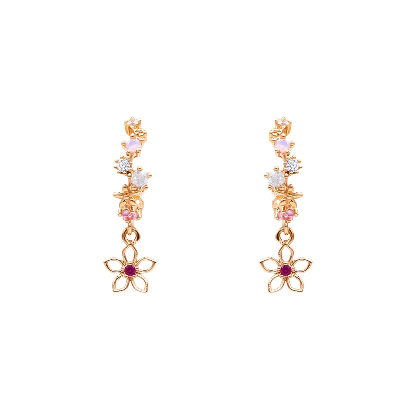 Falling Flower Earrings