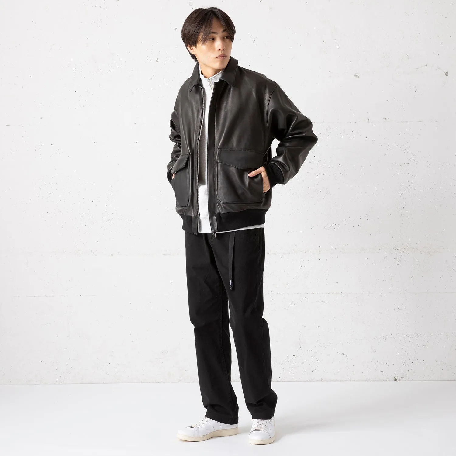FIDELITY | フィデリティ　LAMB LEATHER A-2 JKT