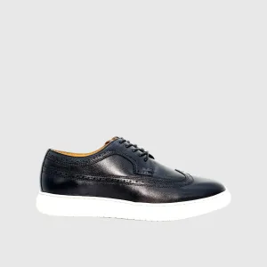 FLORSHEIM PREMIER WING BLACK/WHITE SOLE