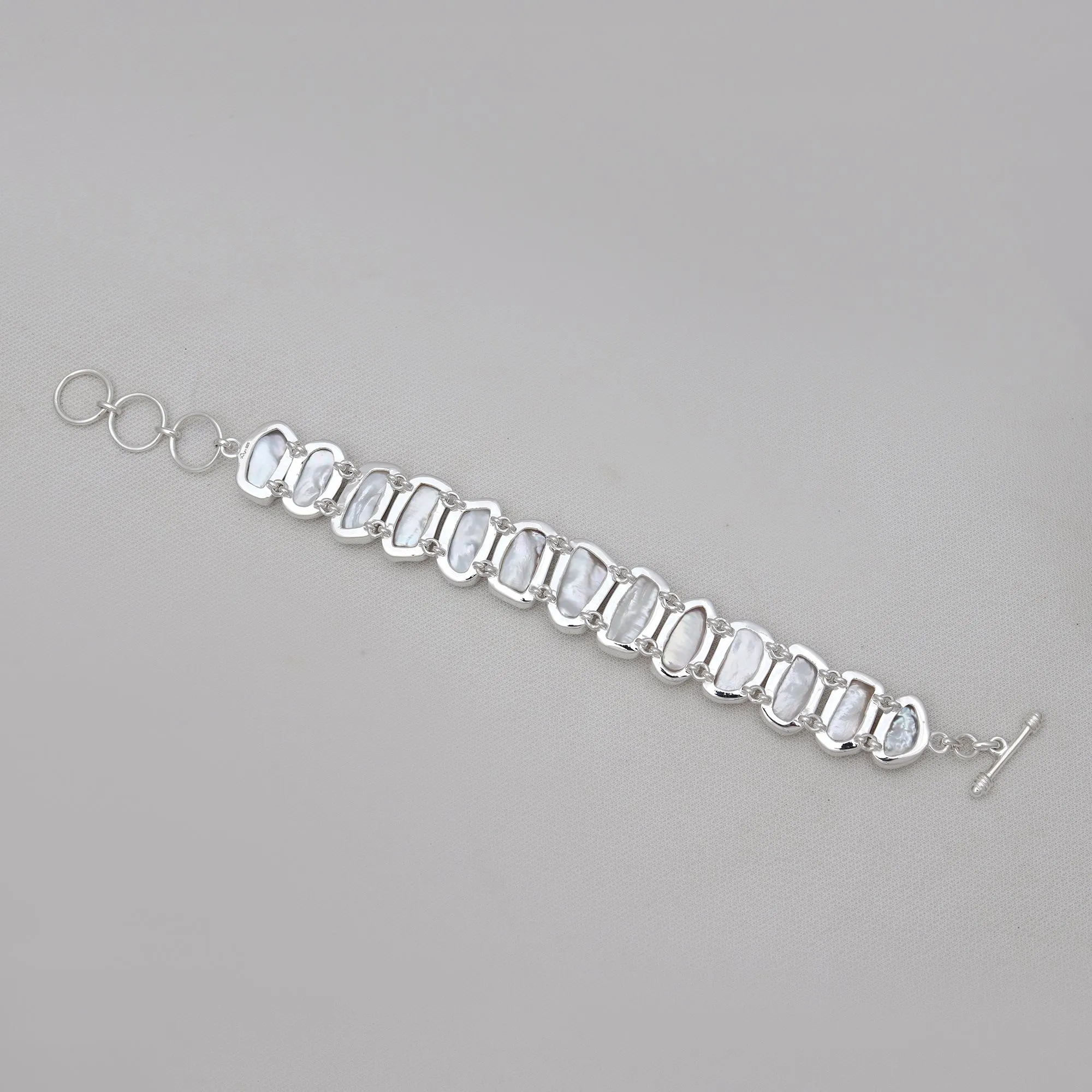 Freshwater pearl Silver Bracelet
