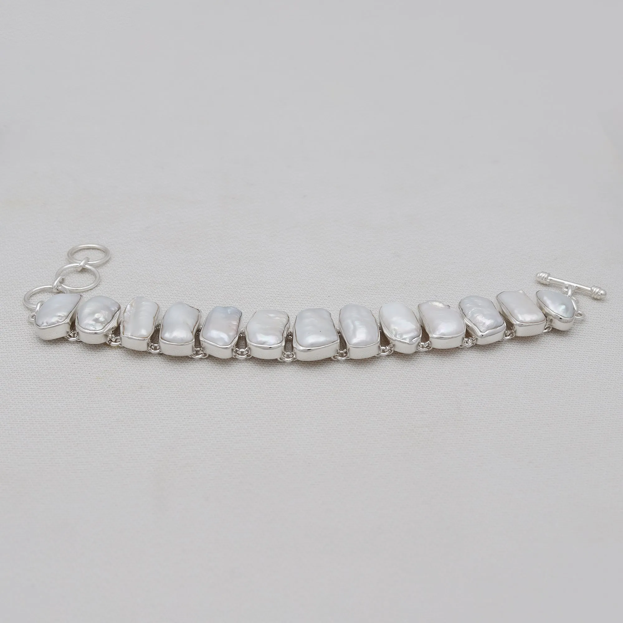 Freshwater pearl Silver Bracelet
