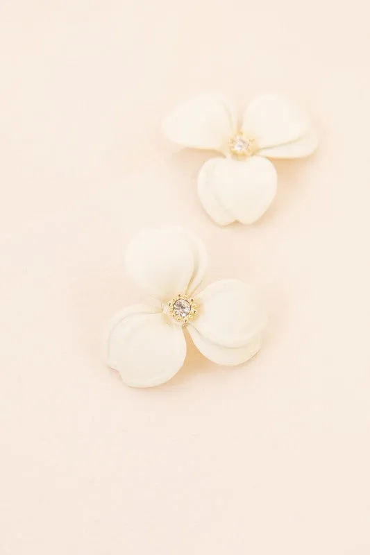 Gardenia Statement Earrings