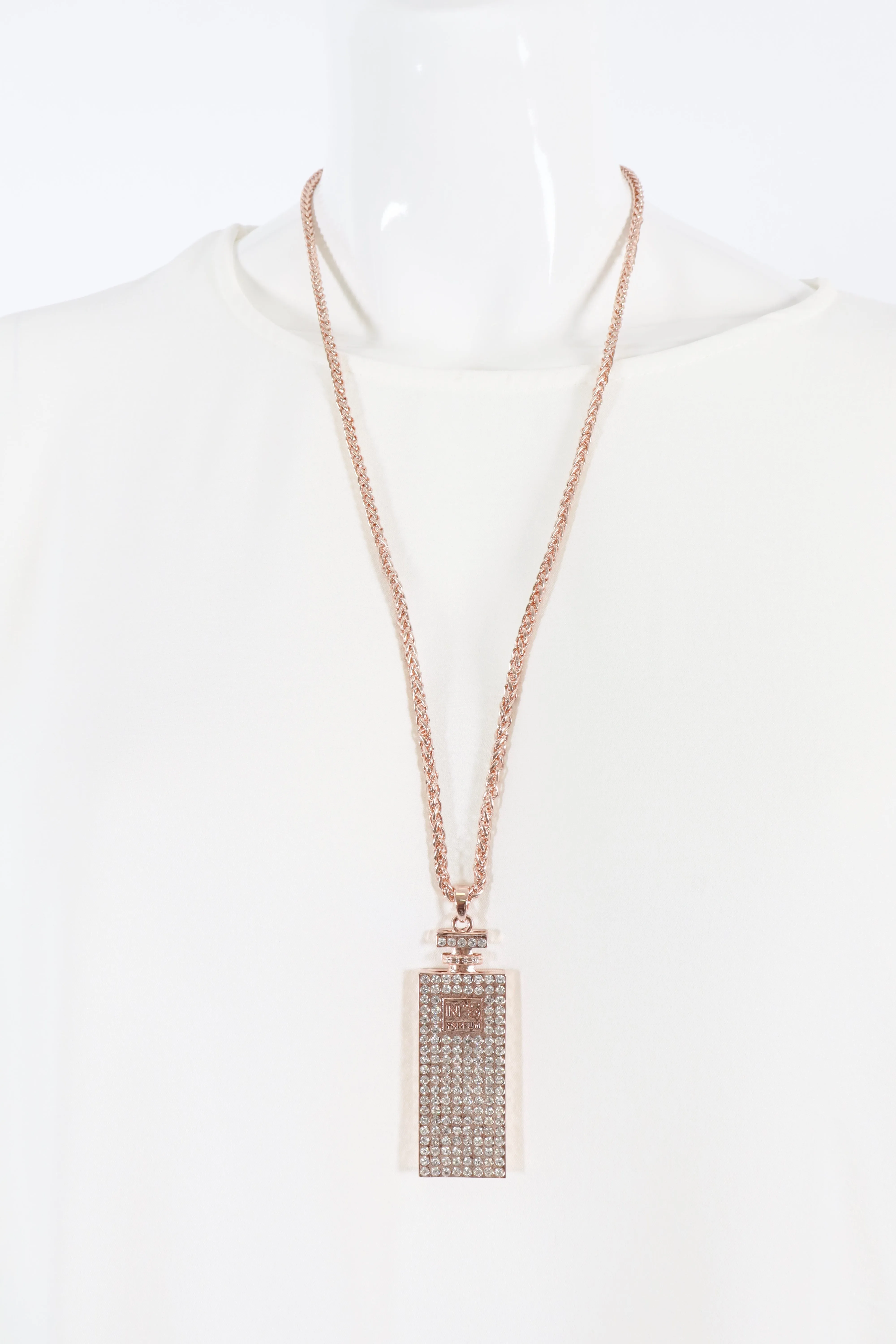 Gemma Necklace in Rose Gold
