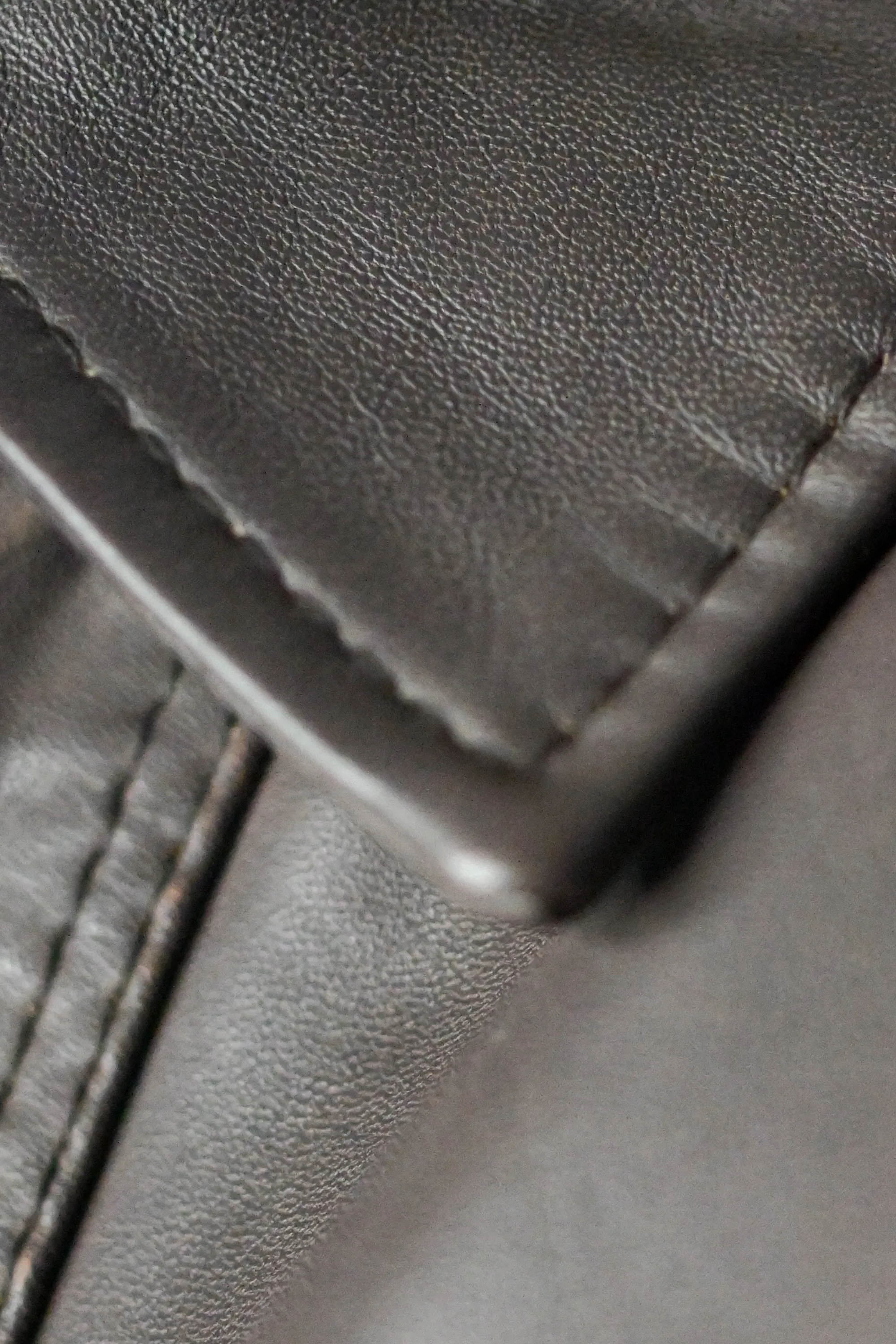 Giles & Jasper Leather Hip Length Jacket