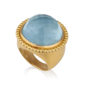 Giza round statement ring