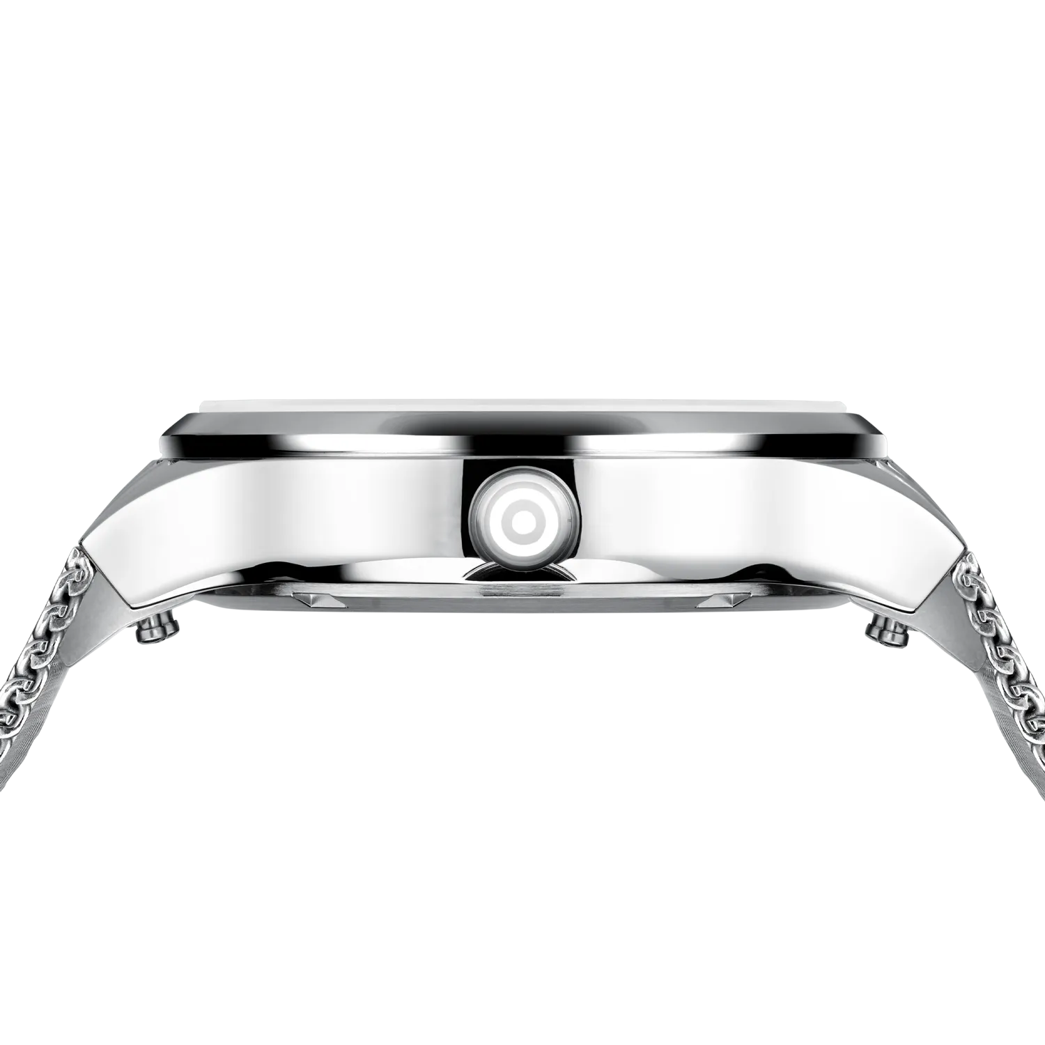 Glock Women's Stainless Steel Diamond Quartz Watch Silver/Mother of Pearl GW-28-1-18