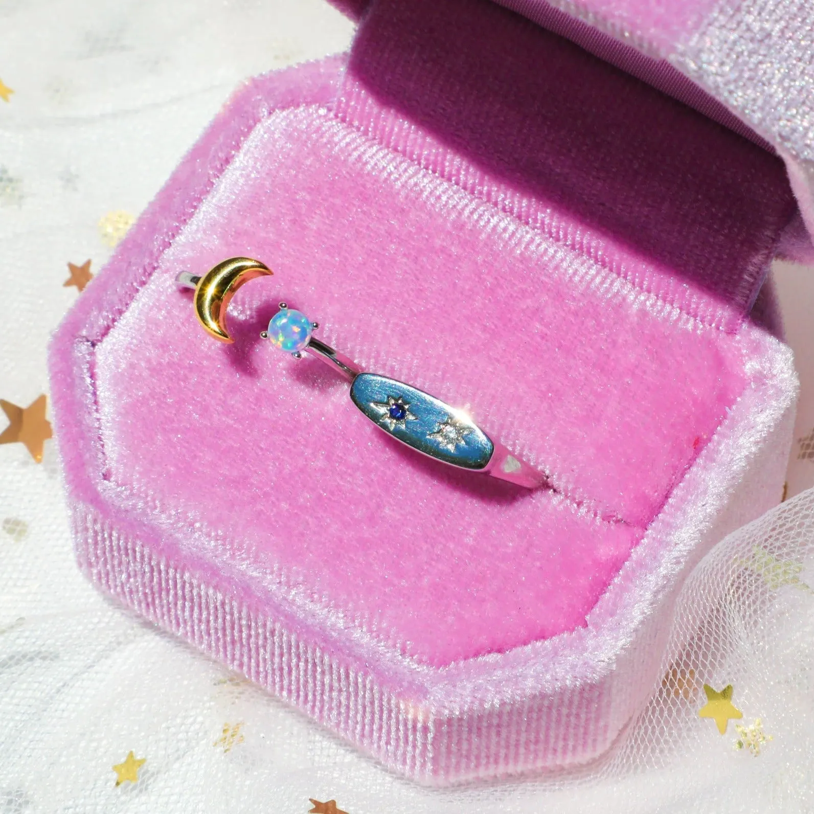 Gold Moon Ring