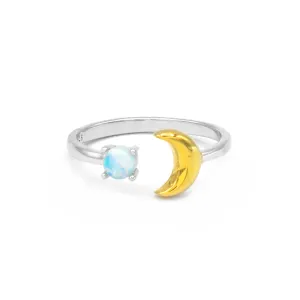 Gold Moon Ring