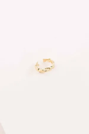 Gold Textured Ring