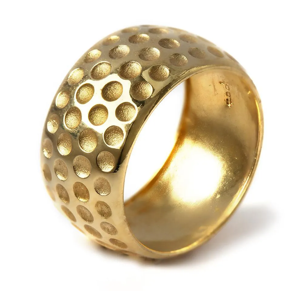 Golf ball ring- Mens wedding band