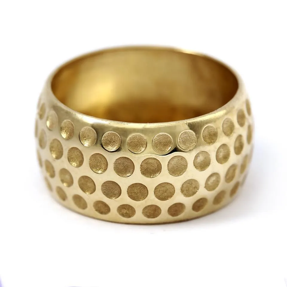 Golf ball ring- Mens wedding band