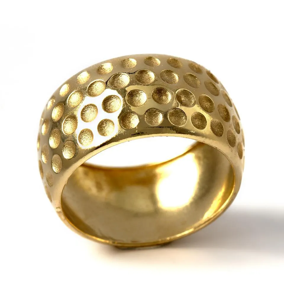 Golf ball ring- Mens wedding band