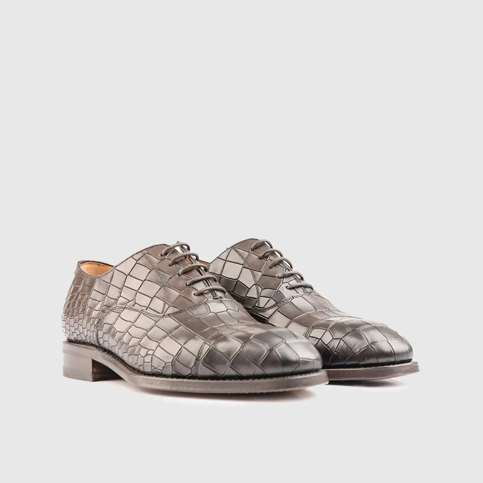 Goodyear Welt Straight Cap Oxford 5217 Brown Croc