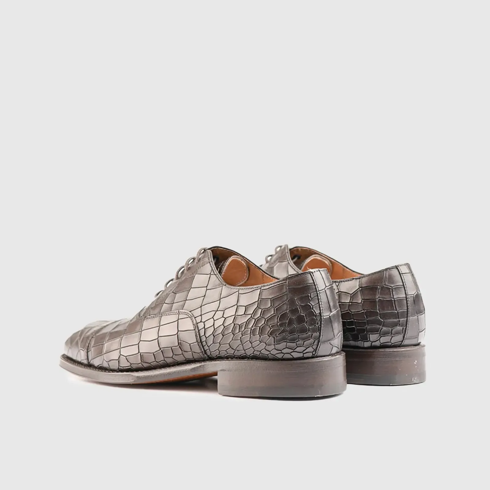Goodyear Welt Straight Cap Oxford 5217 Brown Croc