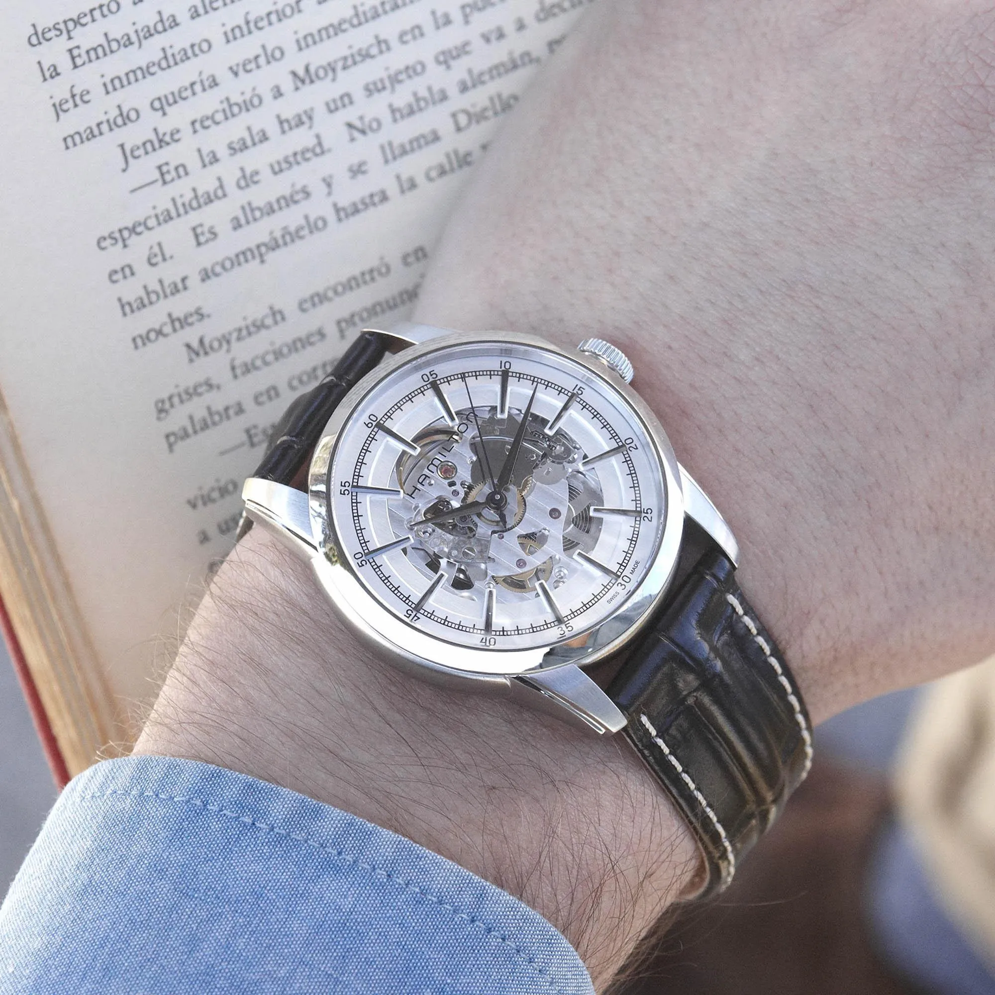 Hamilton American Classic RailRoad Skeleton Automatic Men's watch H40655751