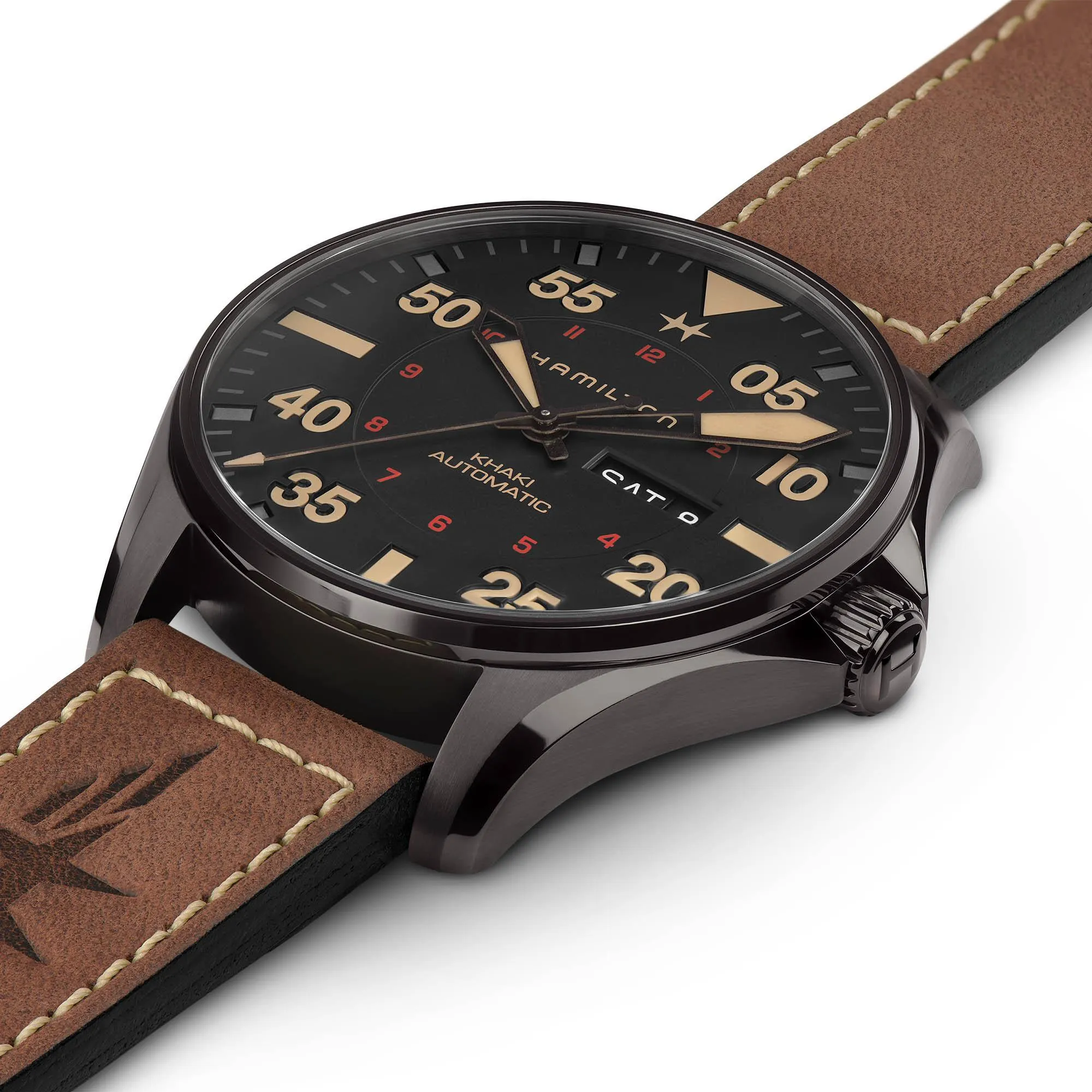 Hamilton Khaki Aviation Pilot Day Date Automatic Men's Watch H64705531