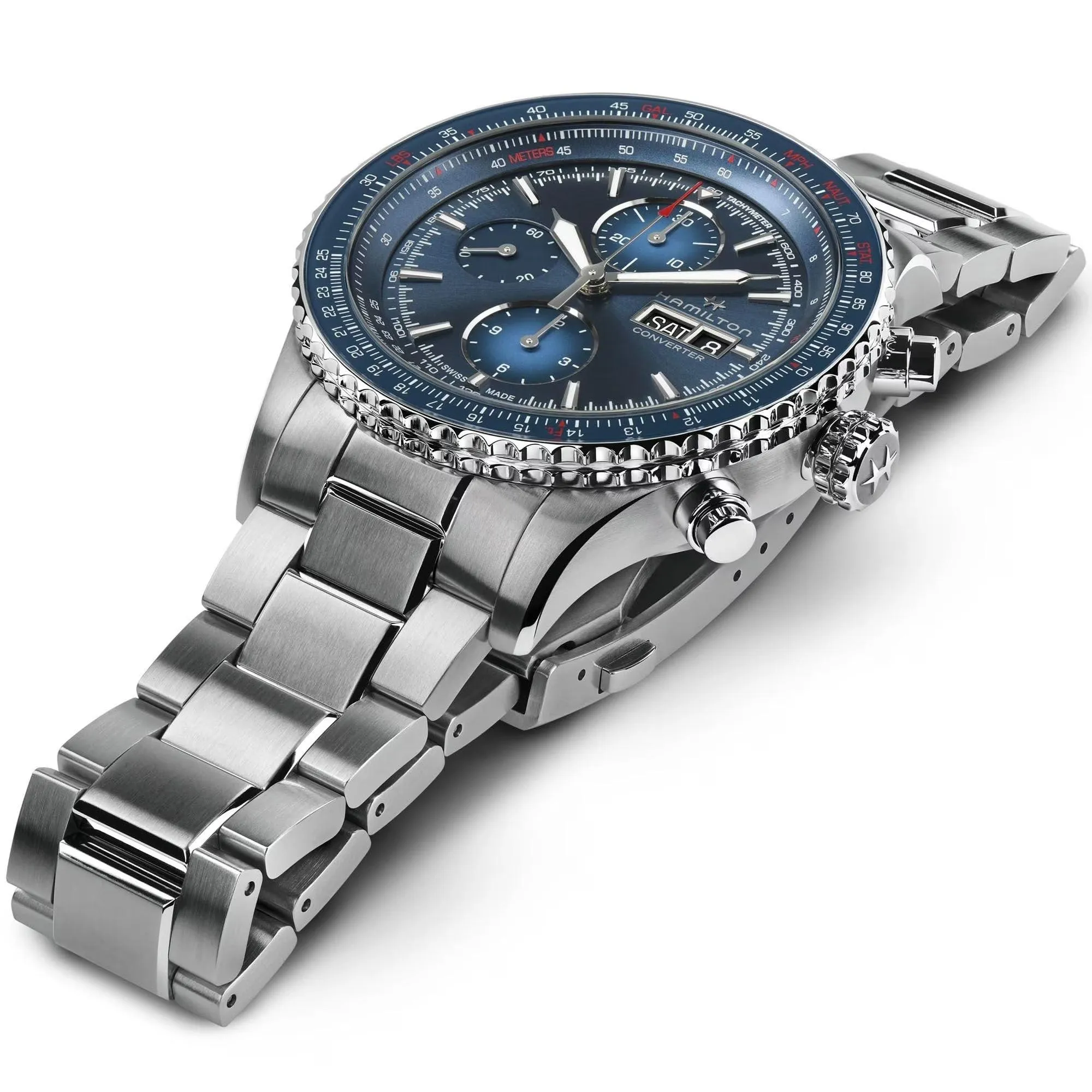 Hamilton Khaki Navy Converter Automatic Chrono Men's Watch H76746140