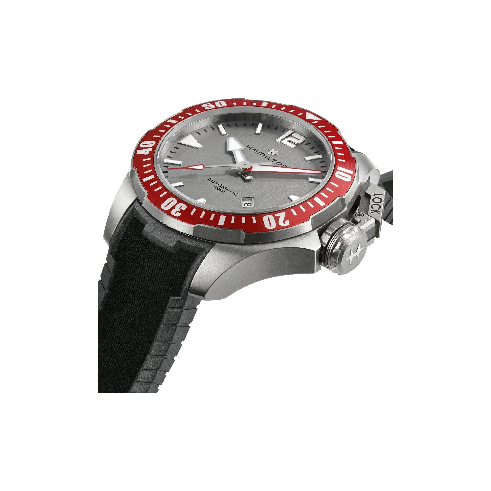 Hamilton Khaki Navy Frogman Titanium Automatic Men's Watch H77805380