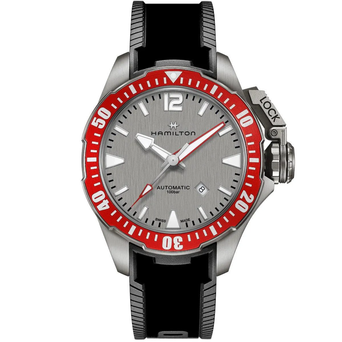 Hamilton Khaki Navy Frogman Titanium Automatic Men's Watch H77805380