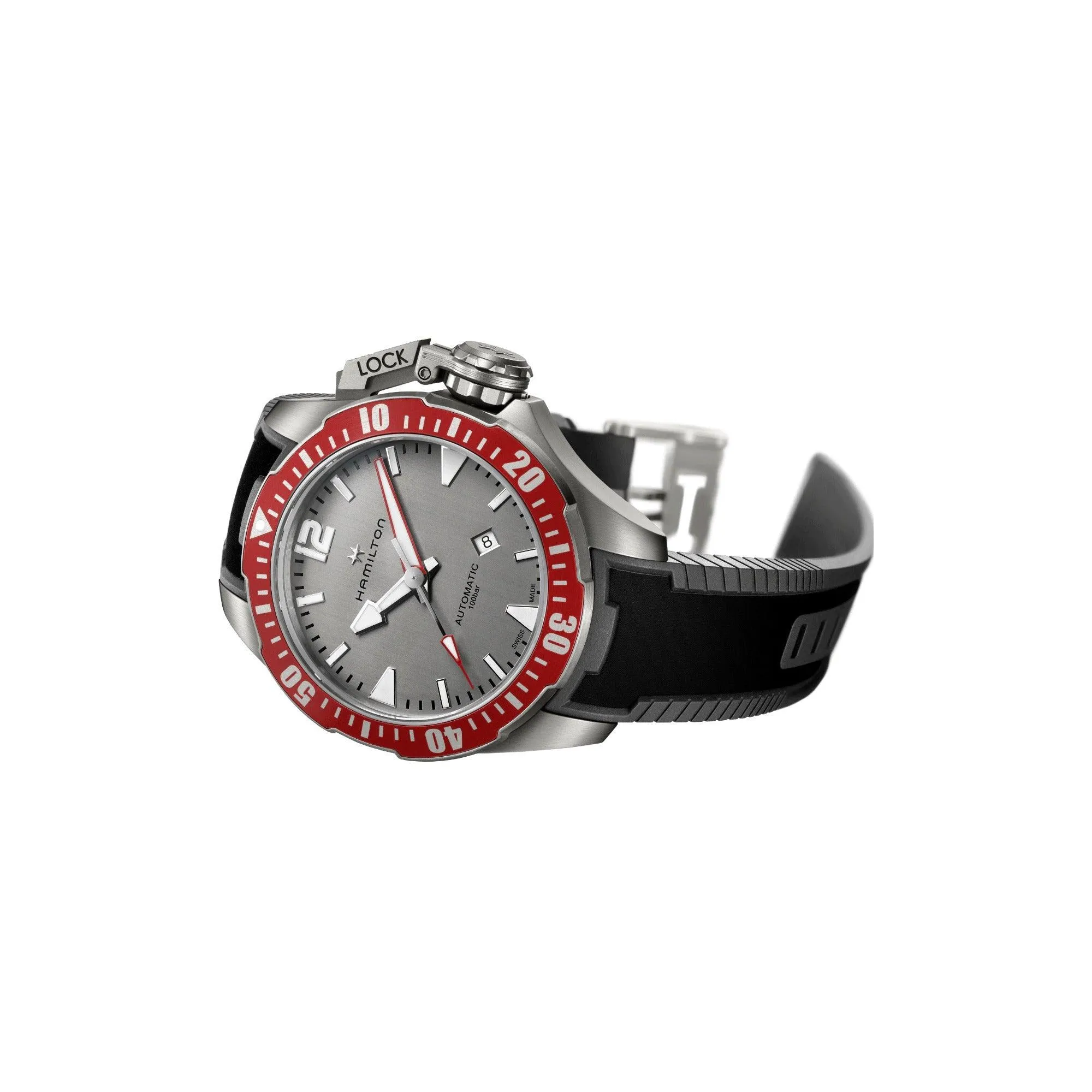 Hamilton Khaki Navy Frogman Titanium Automatic Men's Watch H77805380