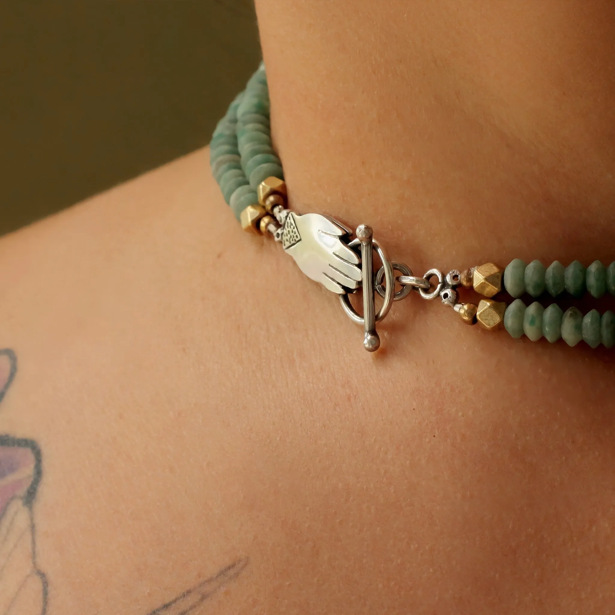 Holding Hands Necklace