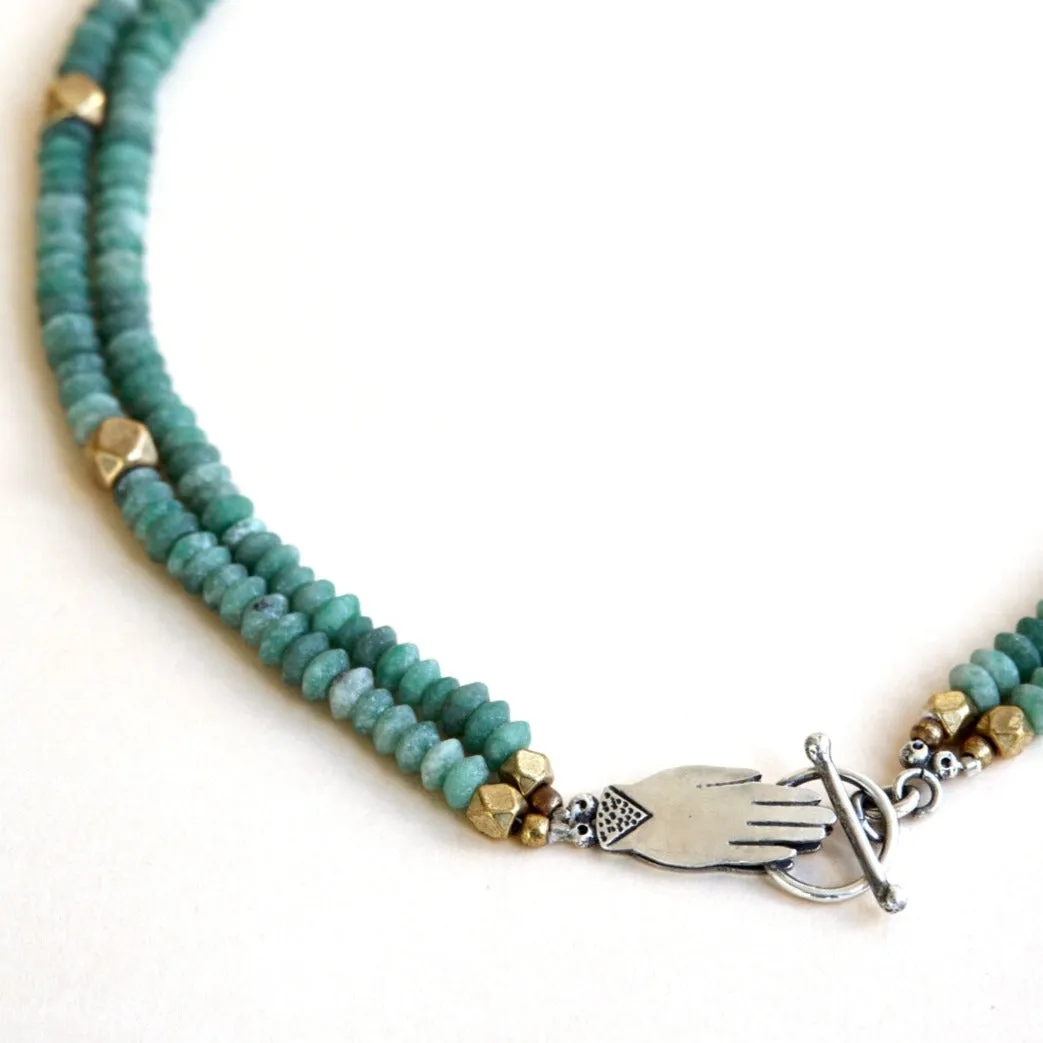 Holding Hands Necklace
