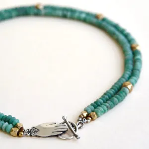 Holding Hands Necklace