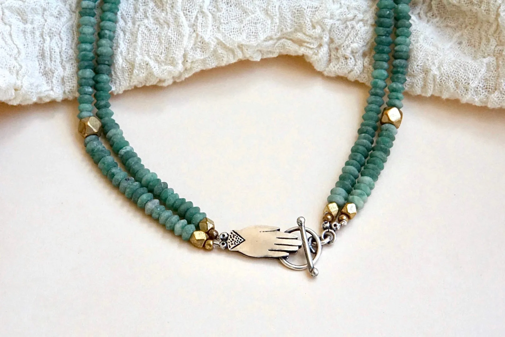Holding Hands Necklace
