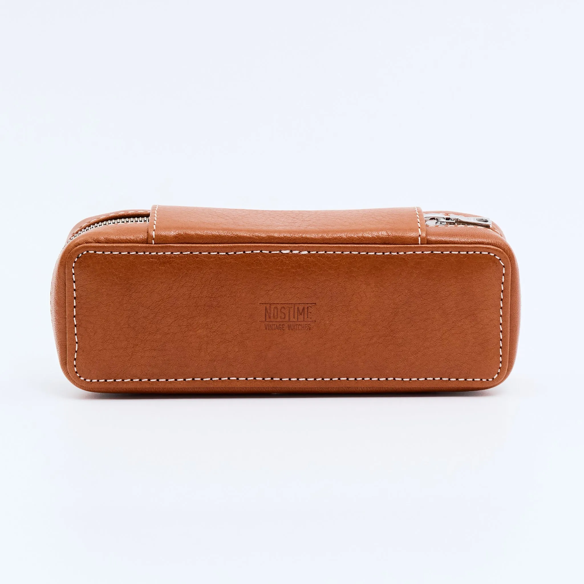 HONEY TAN DUO POUCH FOR TWO WATCHES