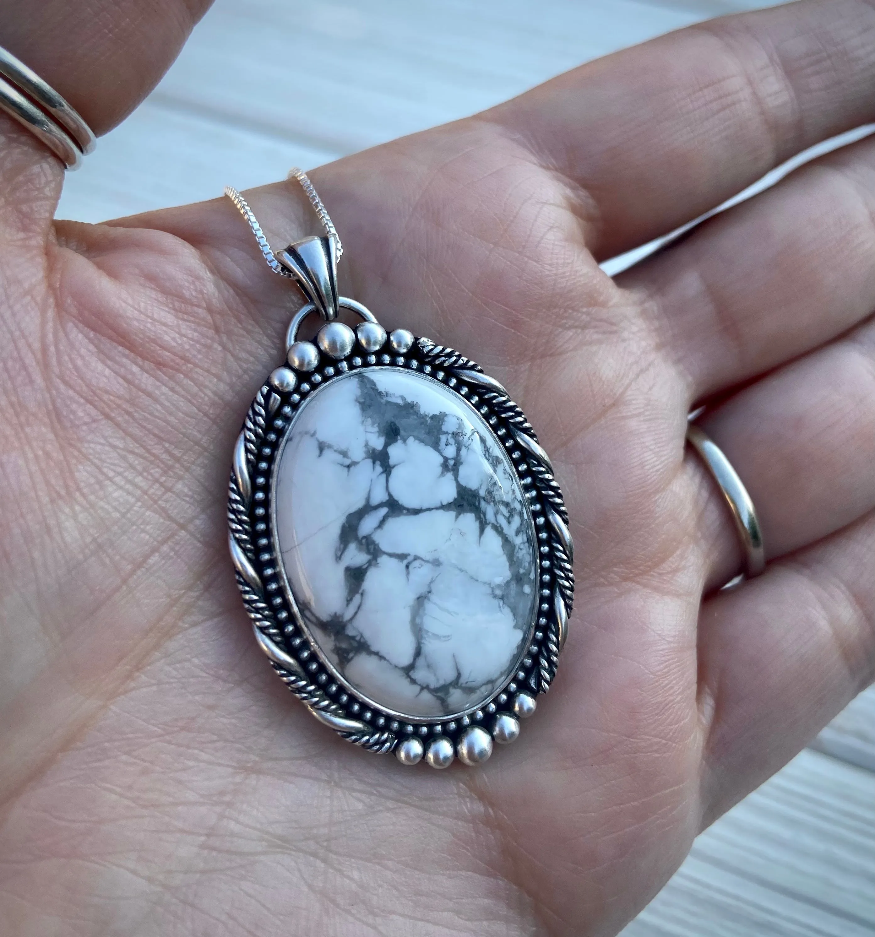 Howlite Pendant